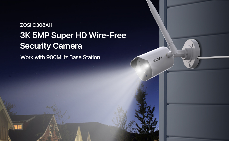 Amazon.com : ZOSI ZG2320M Add-on Camera 1080P HD 2.0MP Wireless IP